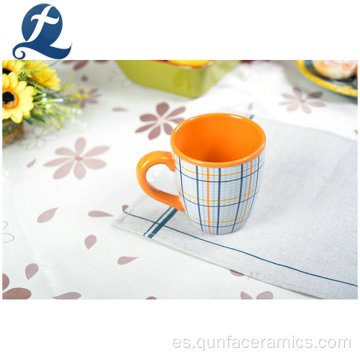 Stonware Coffee Taza Cazas de cerámica con mango